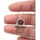 Gold Evil Eye Hamsa Necklace with Cz Stones for evil eye protection