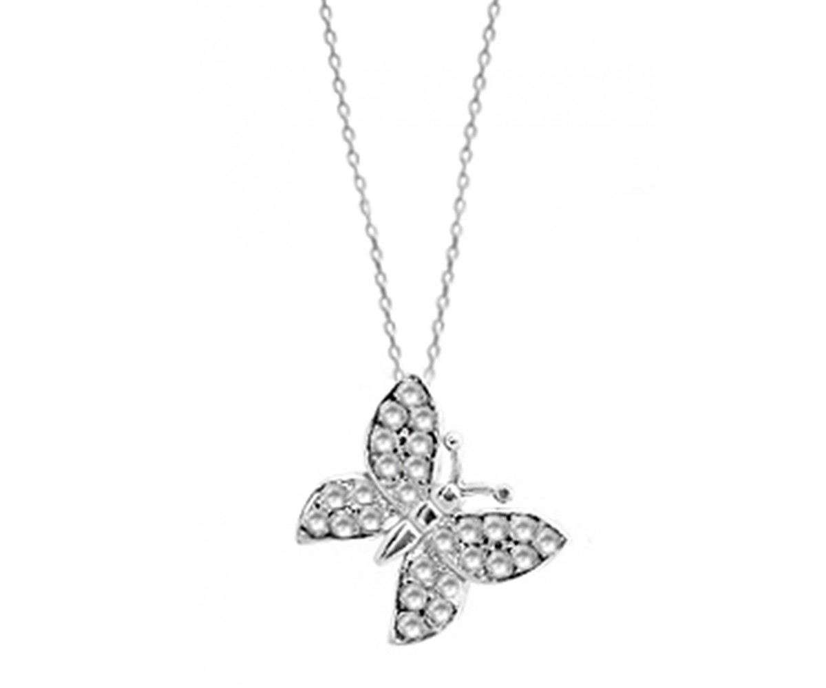 Celebrity Inspired Butterfly Necklace for evil eye protection
